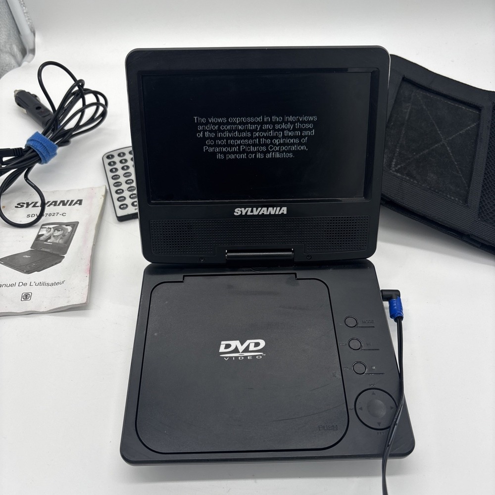 Sylvania Portable Dvd Player Model SDVD7027 C Tested Working